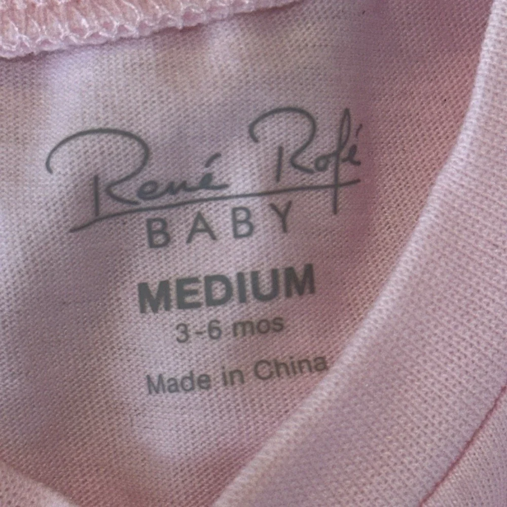 Rene Rofe Baby Girls Pink Camera Peek-A-Boo T-Shirt and Leggings Set 3-6 Months